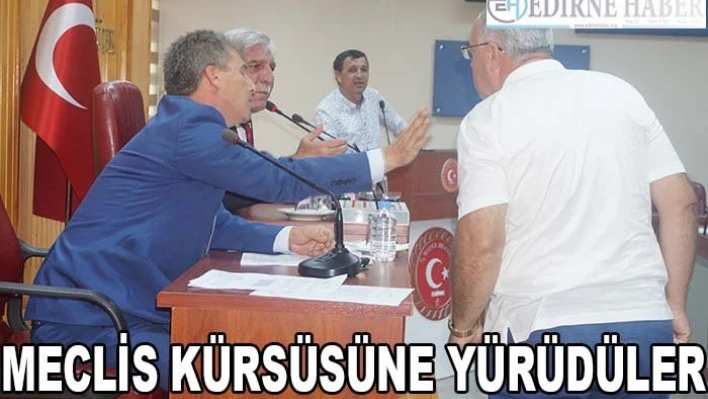 Meclis Kürsüsüne Yürüdüler