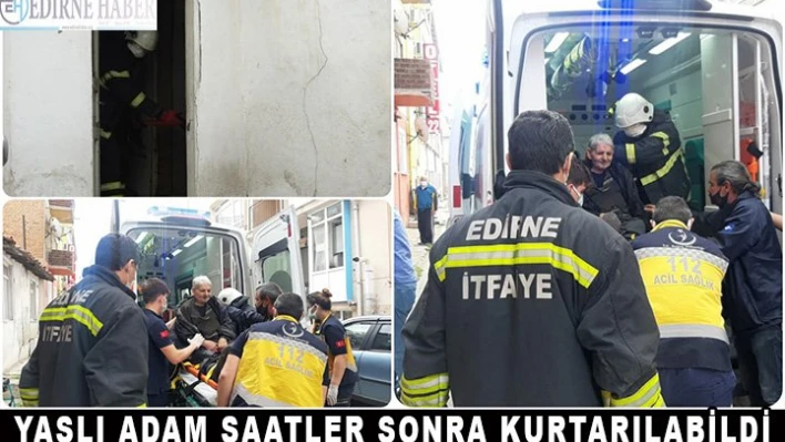 Yaşlı Adam Saatler Sonra Kurtarılabildi