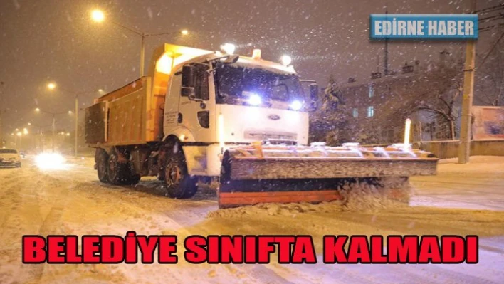 Belediye sınıfta kalmadı