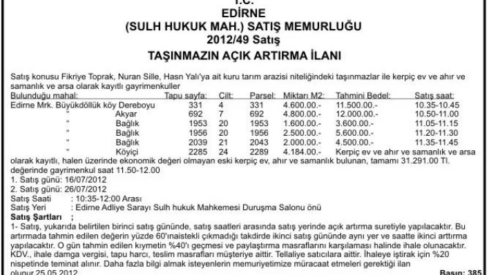 Sulh Hukuk mahkemesi