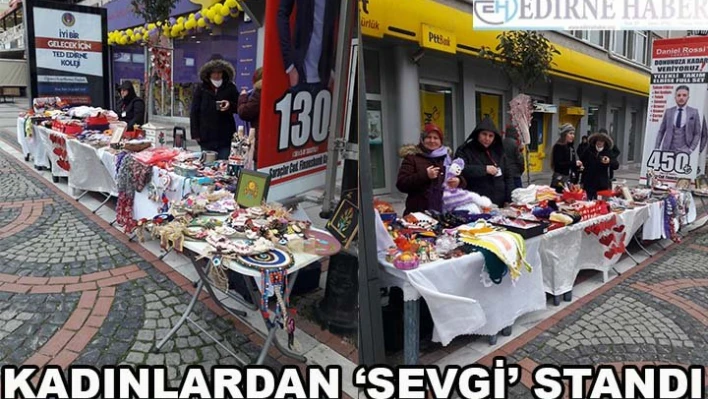 Kadınlardan 'Sevgi' Standı