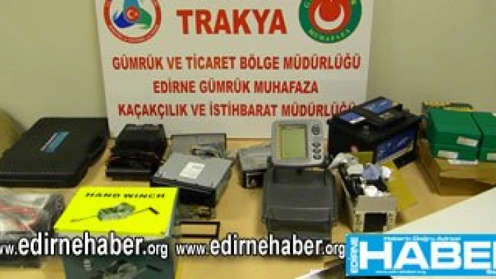 Silah aksamları yakalandı