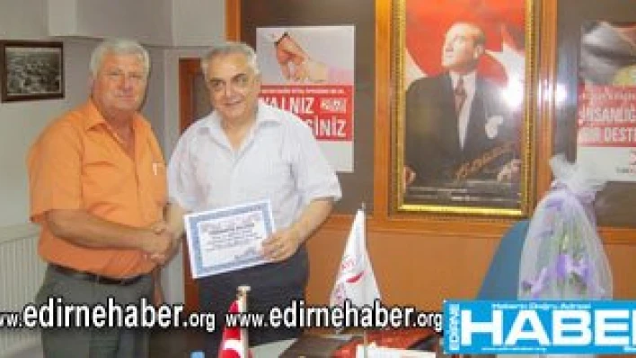 Kızılay'a teşekkür