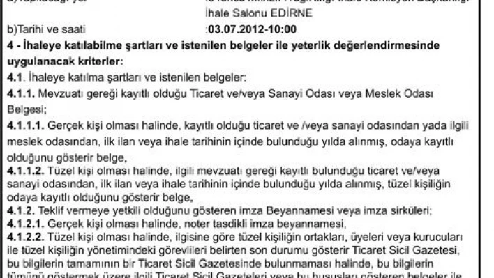 54. Mknz. Tugay ilanı