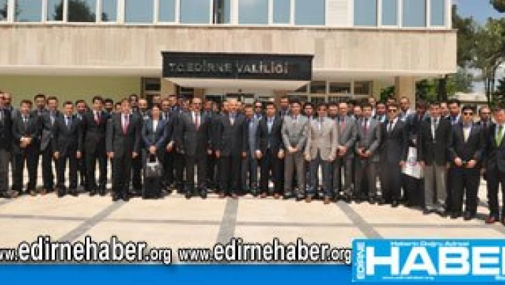 Kaymakam adaylarından ziyaret