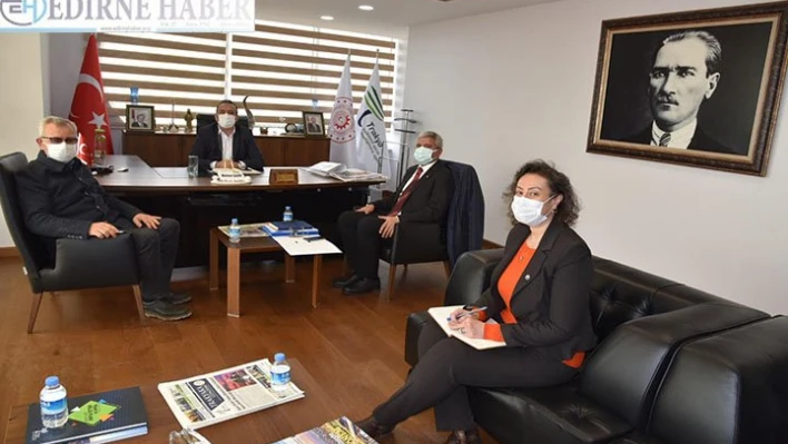 Helvacıoğlu'ndan TRAKYAKA'ya ziyaret