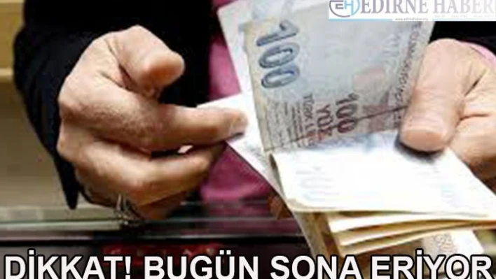 Bugün Sona Eriyor