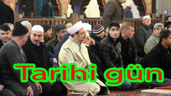 Selimiye Camii'nde tarihi gün