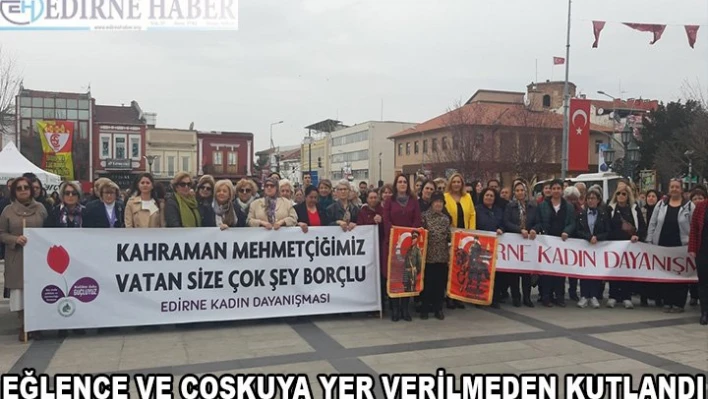 Eğlence ve coşkuya yer verilmeden kutlandı