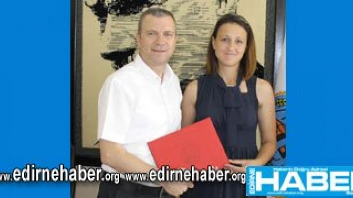 İşbilen'e teşekkür belgesi