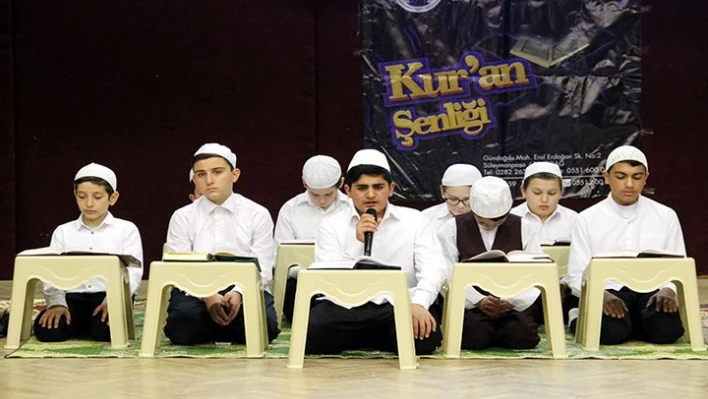 Kur'an şenliği düzenlendi