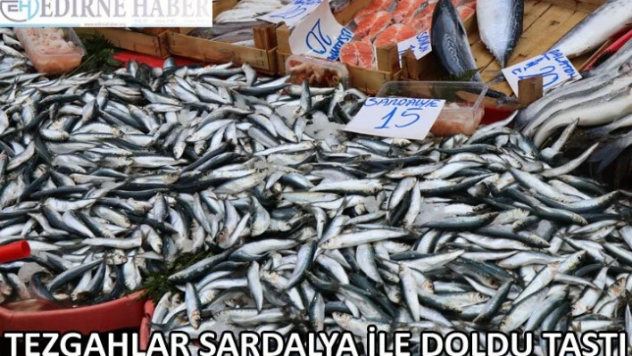TEZGAHLAR SARDALYA İLE DOLDU TAŞTI