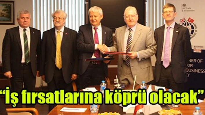 'İş fırsatlarına köprü olacak'