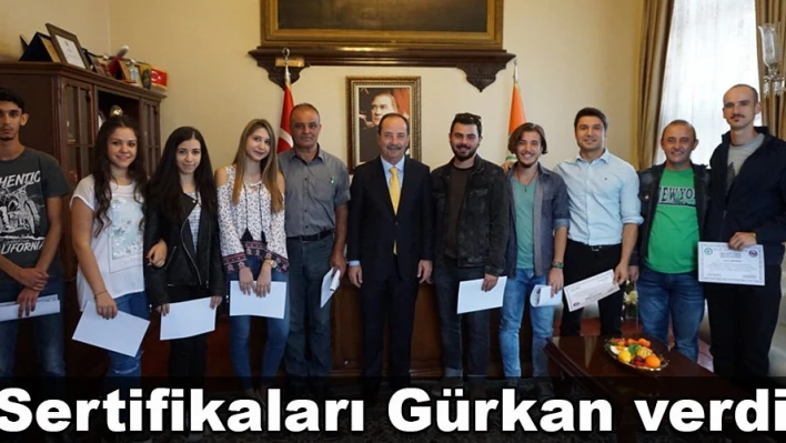 Sertifikalarını aldılar