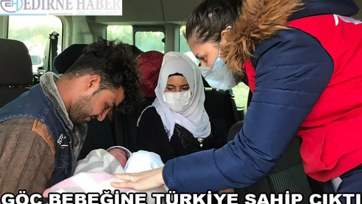 Göç bebeğine Türkiye sahip çıktı