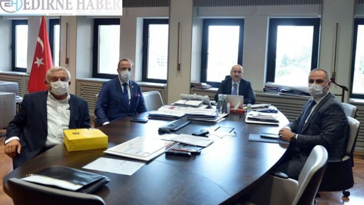 Milletvekili Yel, Bakanı Karaismailoğlu'nu ziyaret etti