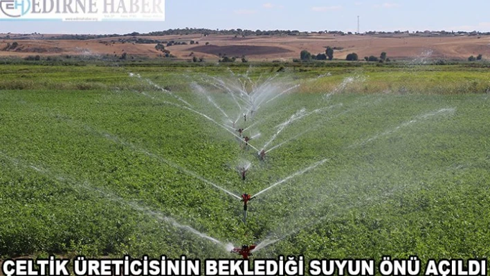 DSİ, çeltik üreticisinin beklediği 'suyun önünü açtı'