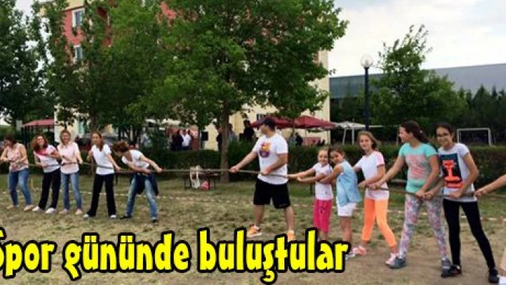Spor gününde buluştular