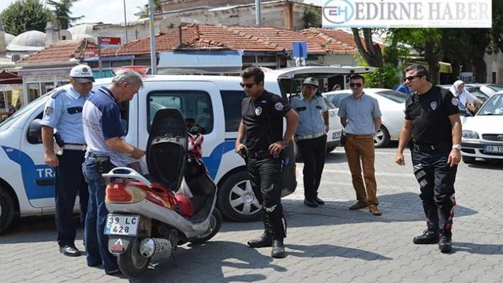 Motosiklet denetimi yapıldı