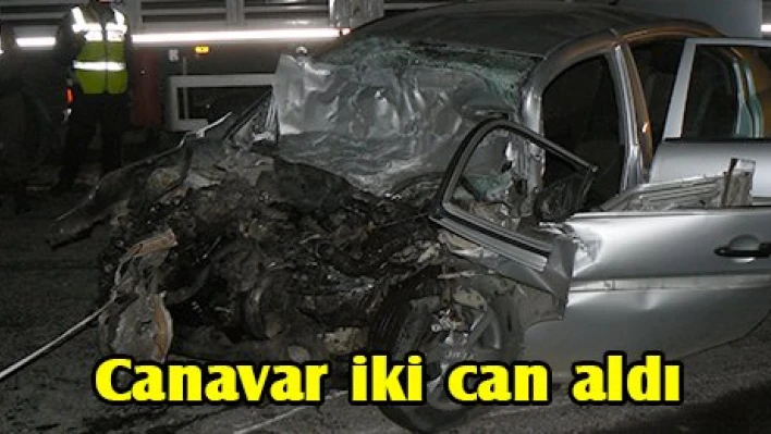 Canavar iki can aldı