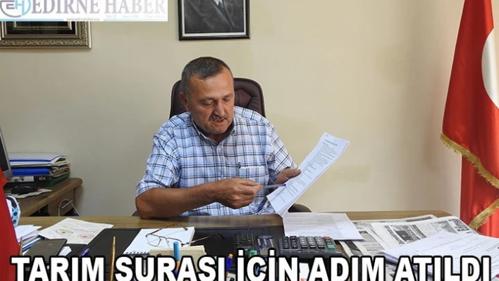 Tarım Şurası İçin Adım Atıldı