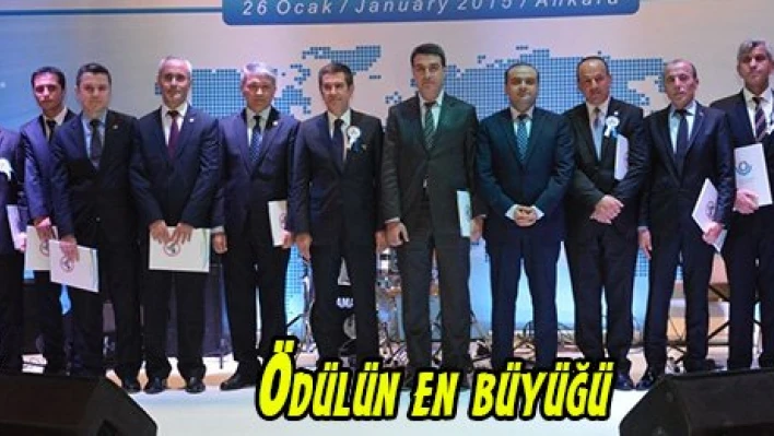 Ödülün en büyüğü