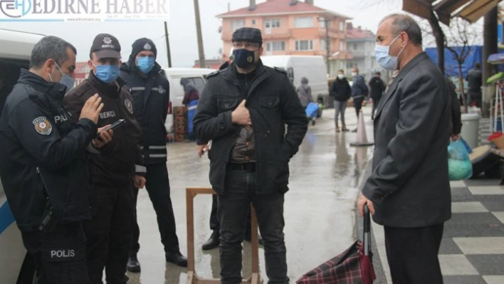 Karantina kaçağı pazarda yakalandı
