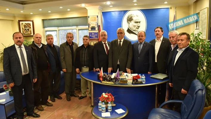Esnaf temsilcileriyle buluştu