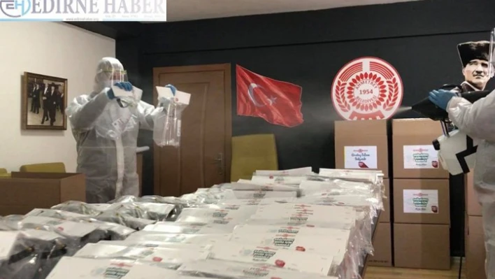 Kamu ve özel sektör çalışanlarına siperli maske