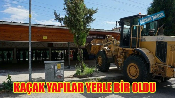 Zübeyde Hanım parkı yerle bir oldu