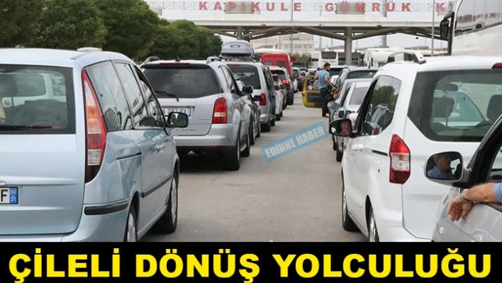 Dönüşte son hafta kalabalığı