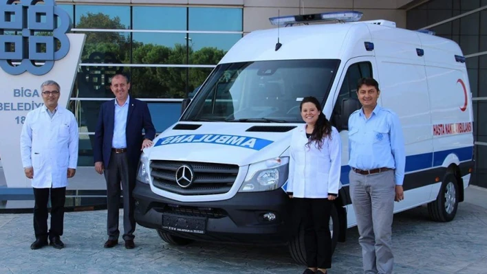 Ambulans alındı