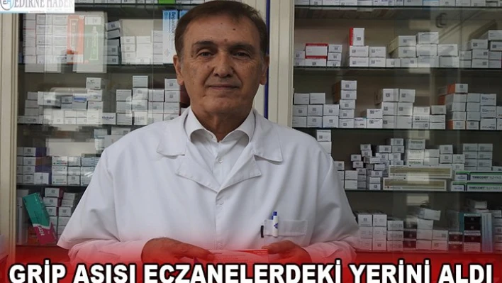 Grip aşısı eczanelerdeki yerini aldı