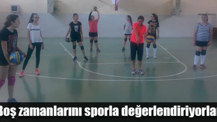 Yaz spor kursları başladı
