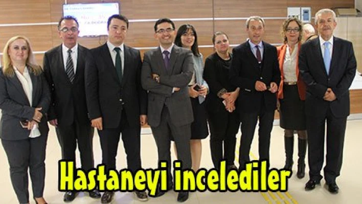 Hastaneyi incelediler
