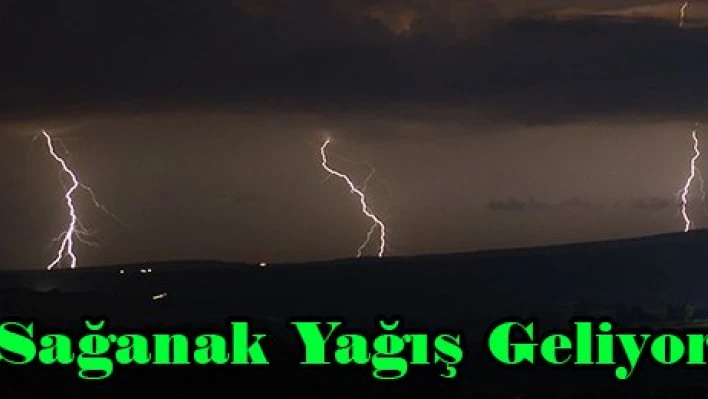 Sağanak Yağış Geliyor