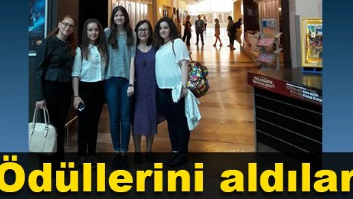 Ödülleri kaptılar