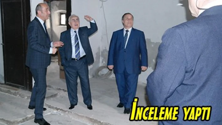 İnceleme yaptı