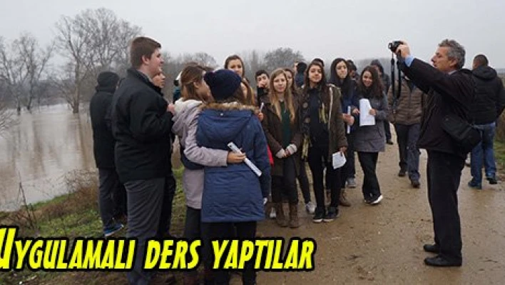 Uygulamalı ders yaptılar
