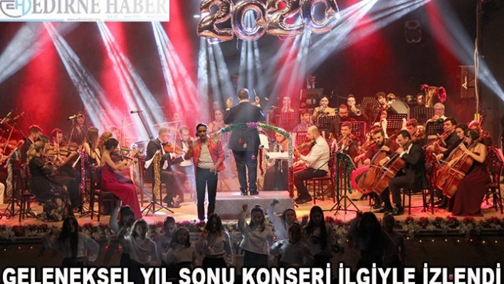 Geleneksel yıl sonu konseri ilgiyle izlendi