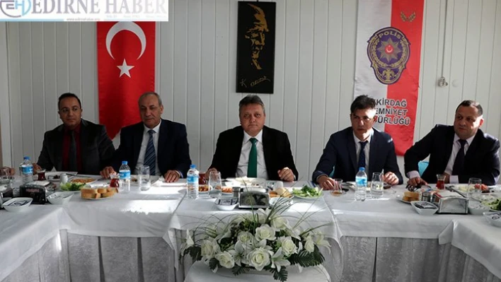 Emniyet Müdürü Erduğan, basınla bir araya geldi