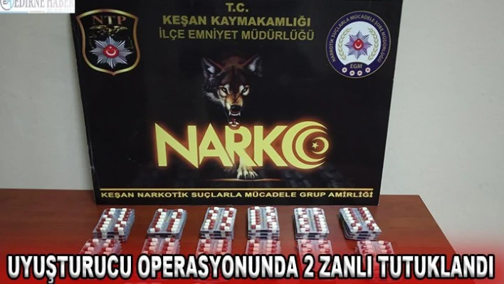 Uyuşturucu operasyonunda 2 zanlı tutuklandı