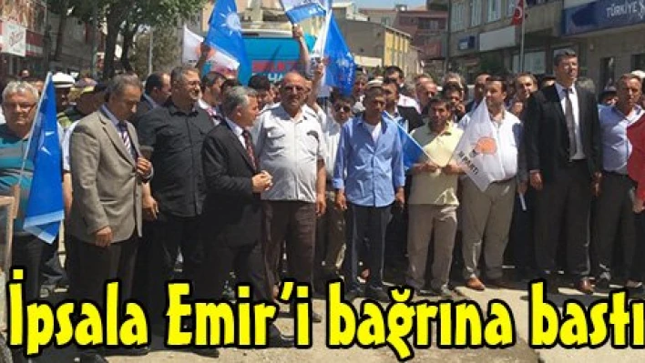 İpsala Emir'i bağrına bastı