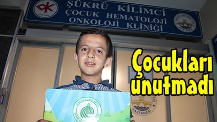 Çocukları unutmadı