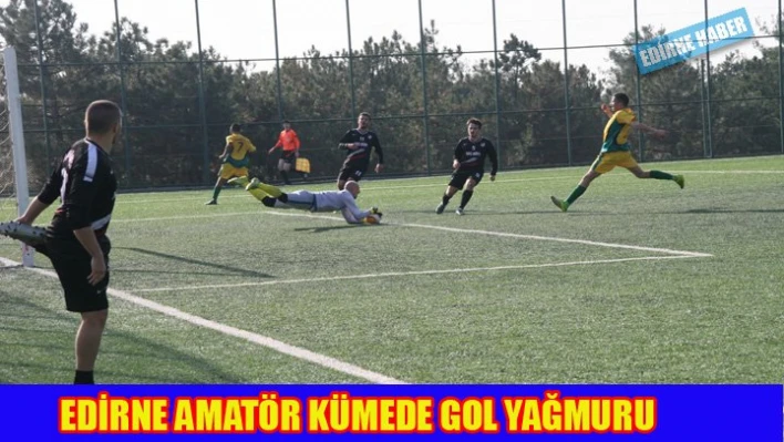 Amatör maçlarda gol yağmuru devam etti