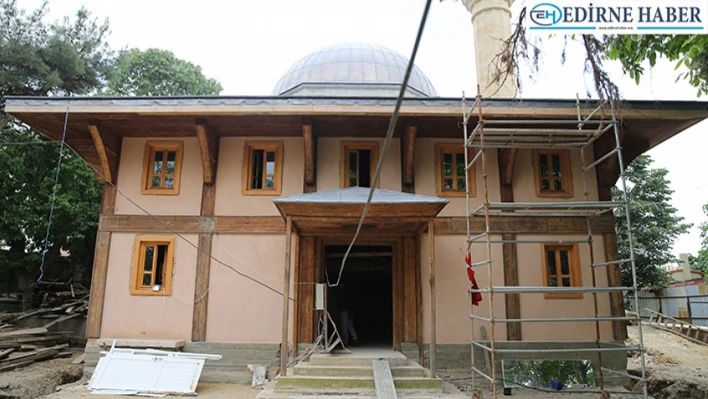 500 yıllık caminin restorasyonu için kapalı taş ocağı açıldı