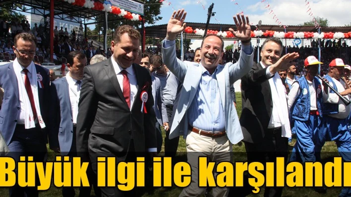 Başkan Gürkan'a büyük ilgi