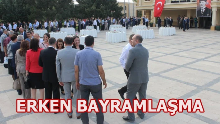 Bayram öncesi bayramlaşma