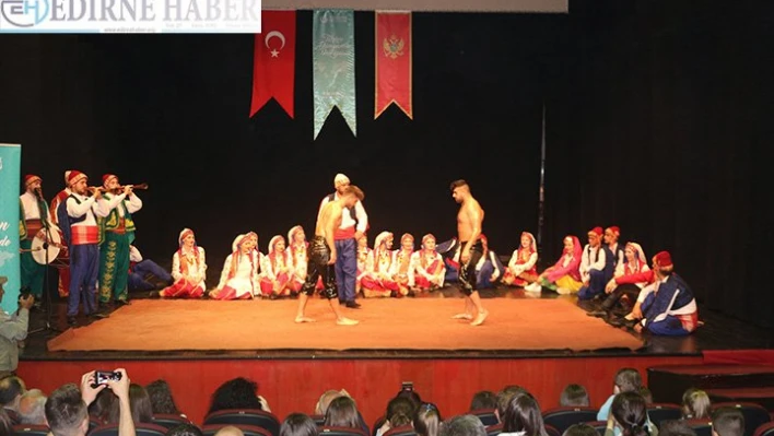 Trakya Üniversitesi Karadağ'da sahne aldı
