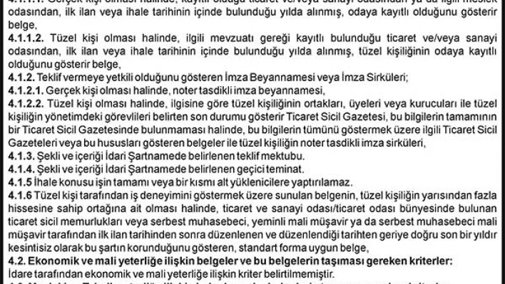 ARAÇ KİRALAMA HİZMET ALIMI (1 ADET ŞOFÖRLÜ, YAKITSIZ)